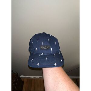 Adidas Golf Company Navy Flamingo Hat One Size Snap Back